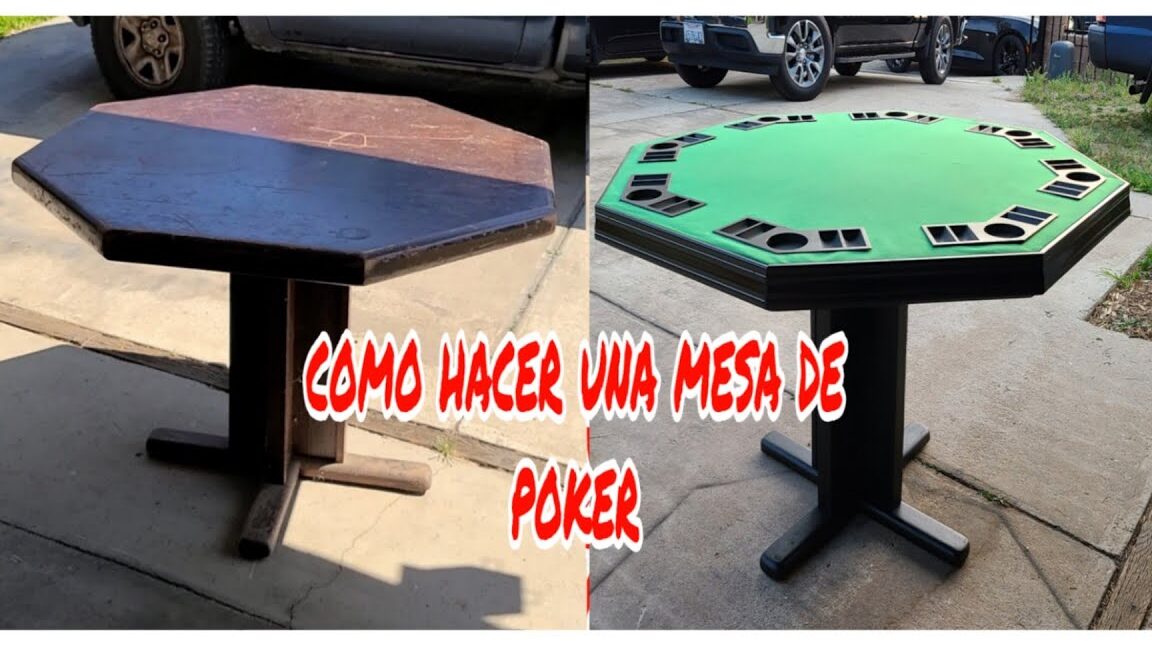 como hacer una mesa para poker tutorial para crear la mesa perfecta