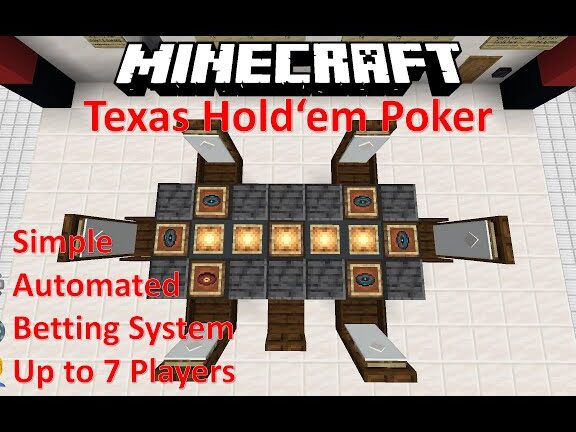 poker en minecraft pe como jugar y ganar en el juego